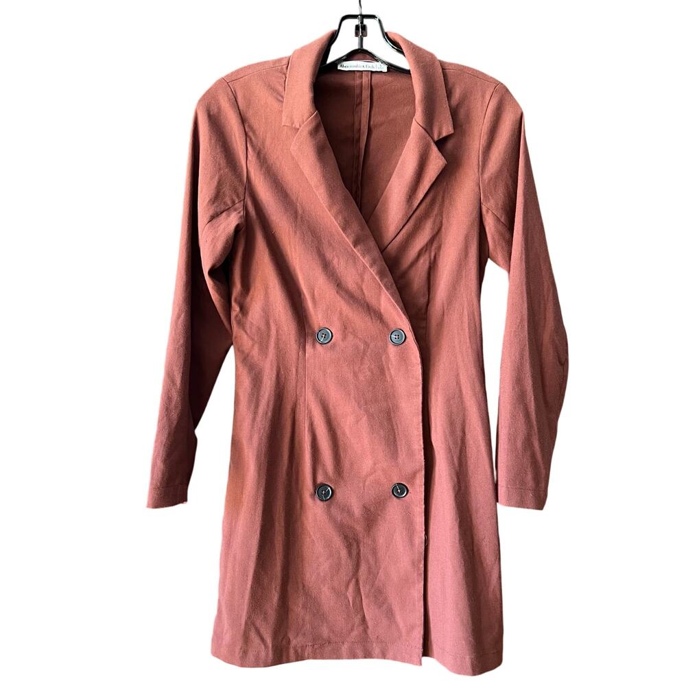 Abercrombie & Fitch Double Breasted Blazer Mini Dress size Small - Picture 2 of 7